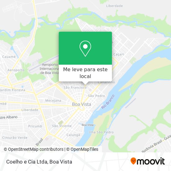 Coelho e Cia Ltda mapa