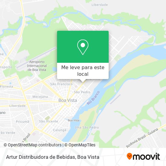 Artur Distribuidora de Bebidas mapa