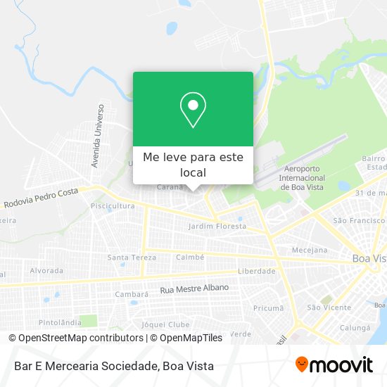 Bar E Mercearia Sociedade mapa