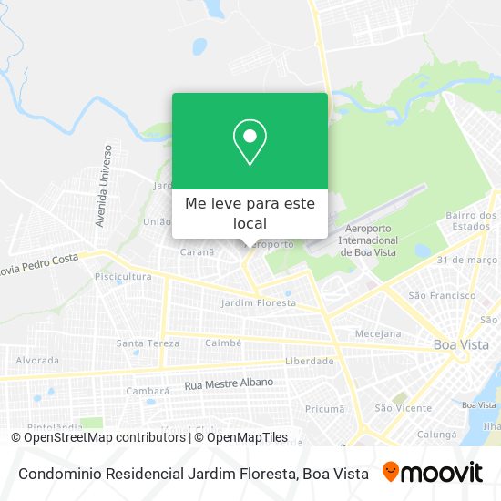 Condominio Residencial Jardim Floresta mapa