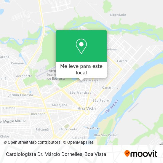 Cardiologista Dr. Márcio Dornelles mapa