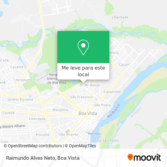 Raimundo Alves Neto mapa