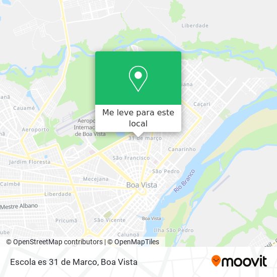 Escola es 31 de Marco mapa