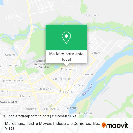 Marcenaria Ilustre Moveis Industria e Comercio mapa