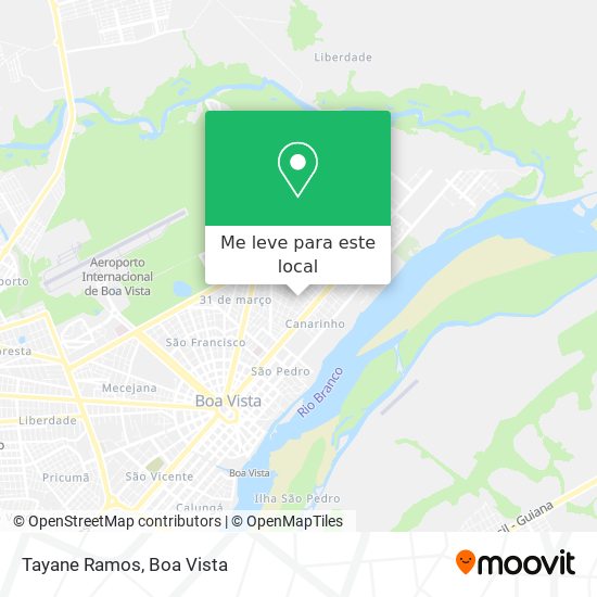 Tayane Ramos mapa