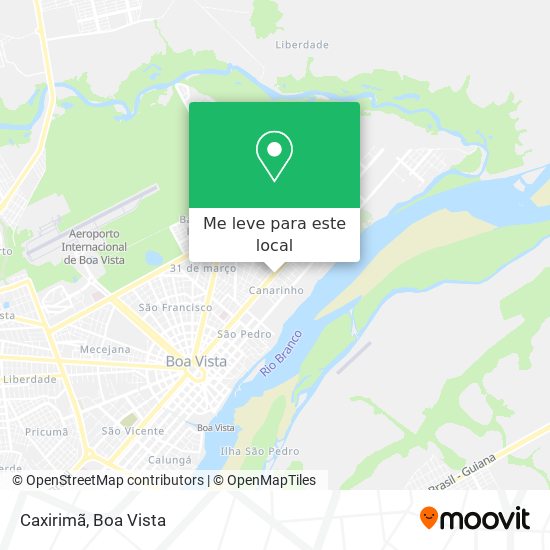 Caxirimã mapa
