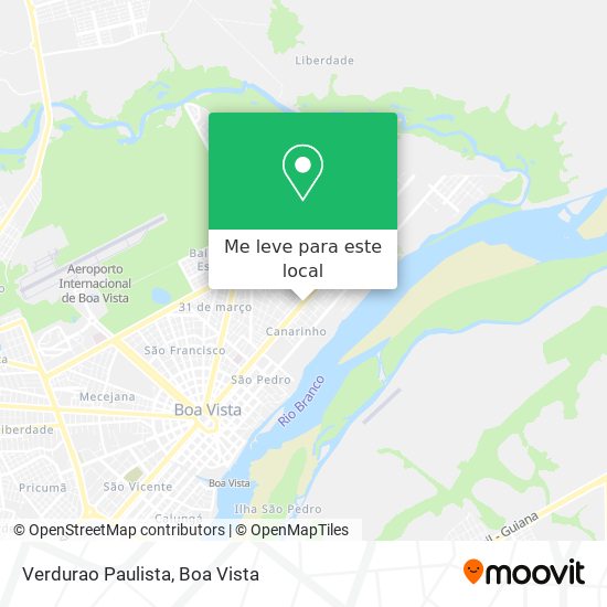 Verdurao Paulista mapa