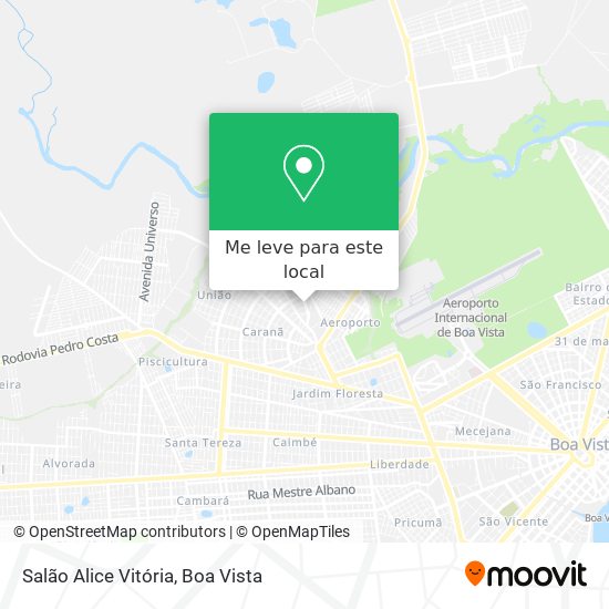 Salão Alice Vitória mapa