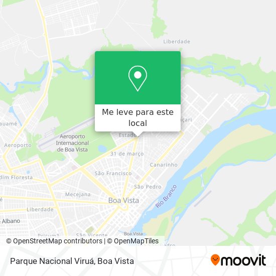 Parque Nacional Viruá mapa