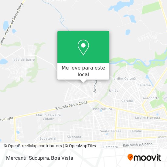 Mercantil Sucupira mapa