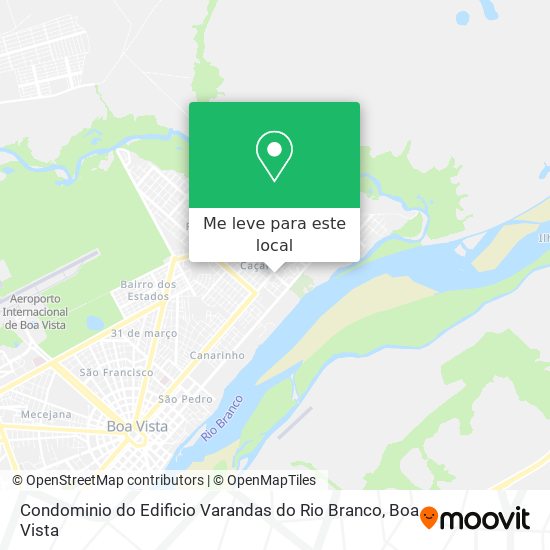 Condominio do Edificio Varandas do Rio Branco mapa