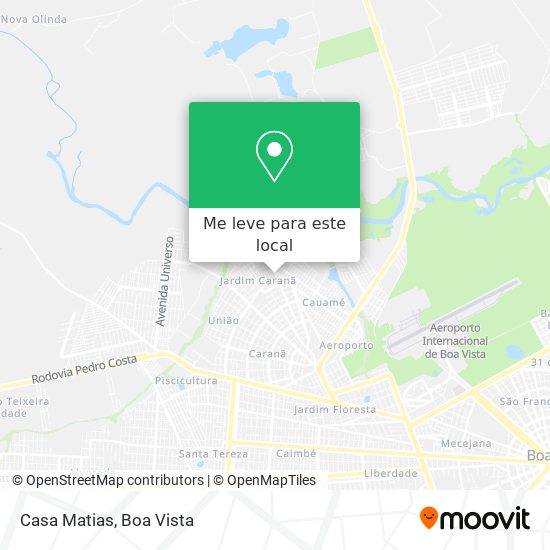 Casa Matias mapa