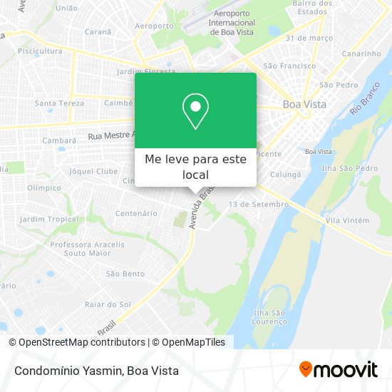Condomínio Yasmin mapa