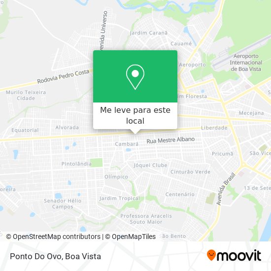 Ponto Do Ovo mapa