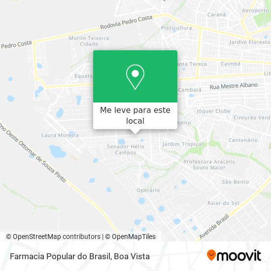 Farmacia Popular do Brasil mapa