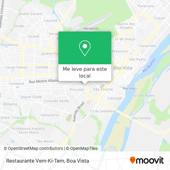 Restaurante Vem-Ki-Tem mapa