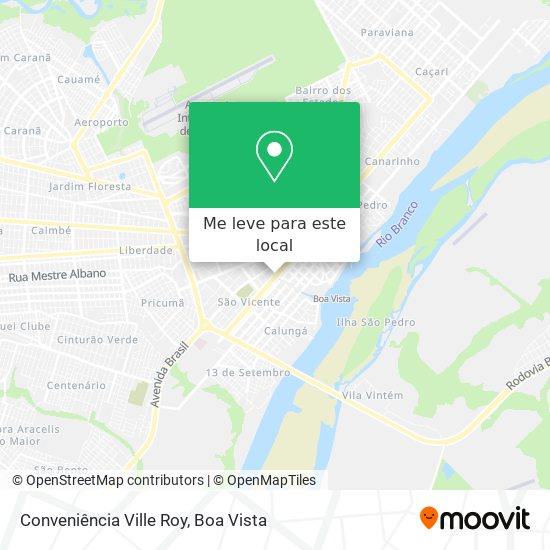 Conveniência Ville Roy mapa