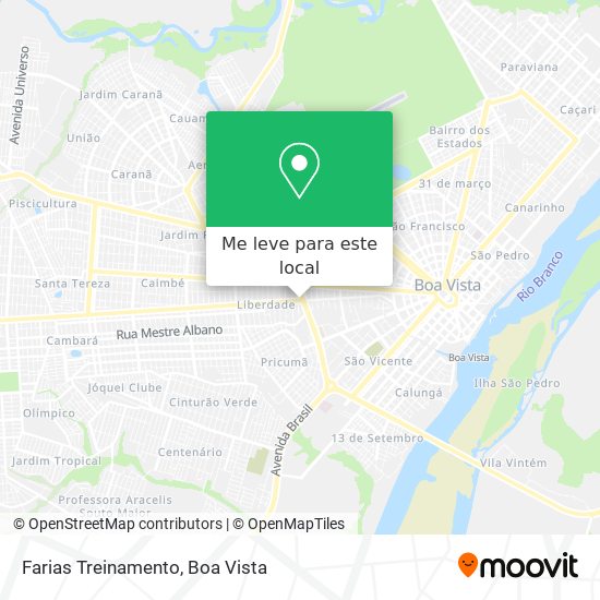 Farias Treinamento mapa