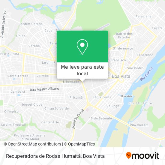 Recuperadora de Rodas Humaitá mapa