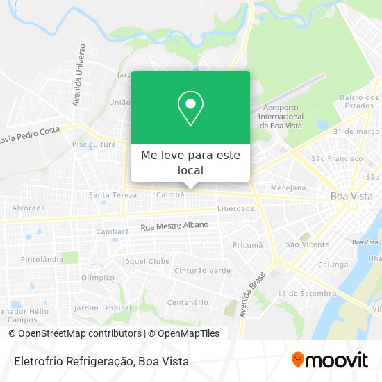 Eletrofrio Refrigeração mapa