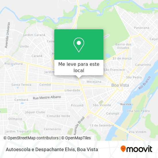Autoescola e Despachante Elvis mapa