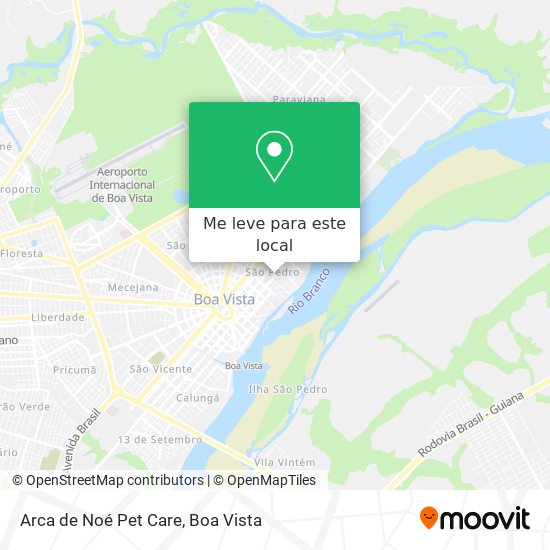 Arca de Noé Pet Care mapa