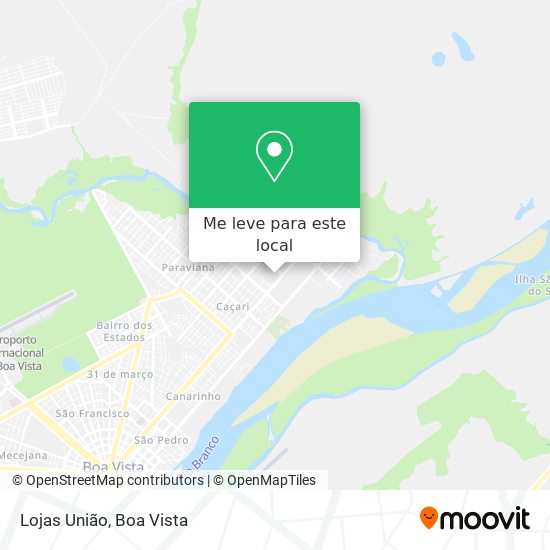 Lojas União mapa