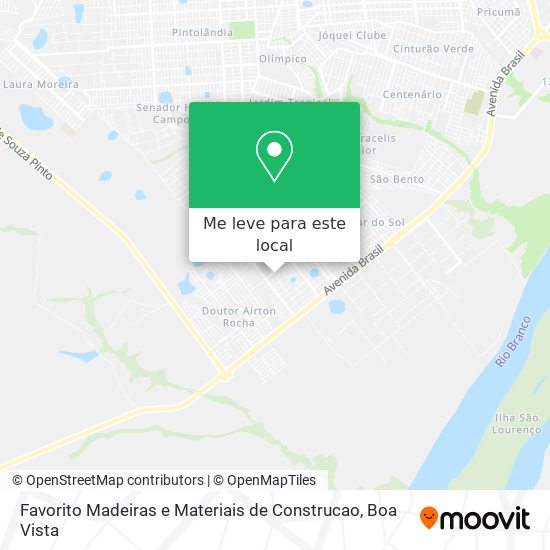 Favorito Madeiras e Materiais de Construcao mapa