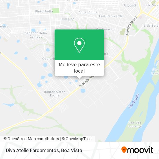 Diva Atelie Fardamentos mapa