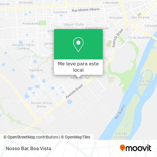 Nosso Bar mapa