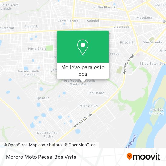 Mororo Moto Pecas mapa
