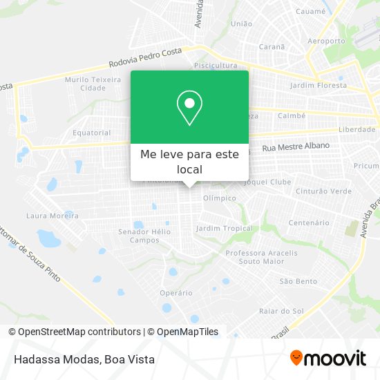 Hadassa Modas mapa