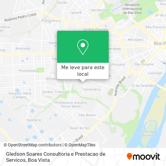 Gledson Soares Consultoria e Prestacao de Servicos mapa