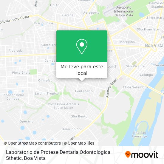 Laboratorio de Protese Dentaria Odontologica Sthetic mapa