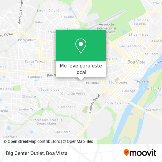 Big Center Outlet mapa