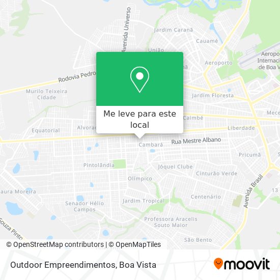 Outdoor Empreendimentos mapa