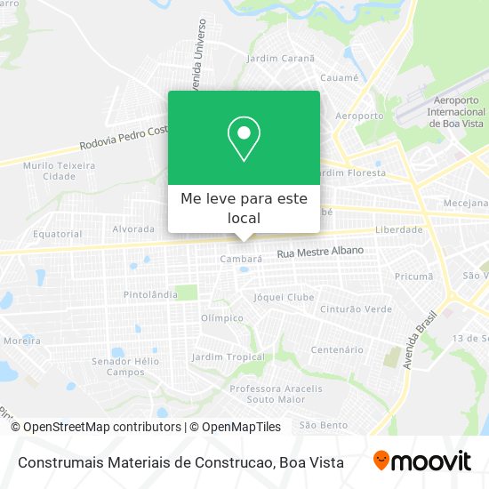 Construmais Materiais de Construcao mapa