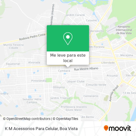 K M Acessorios Para Celular mapa