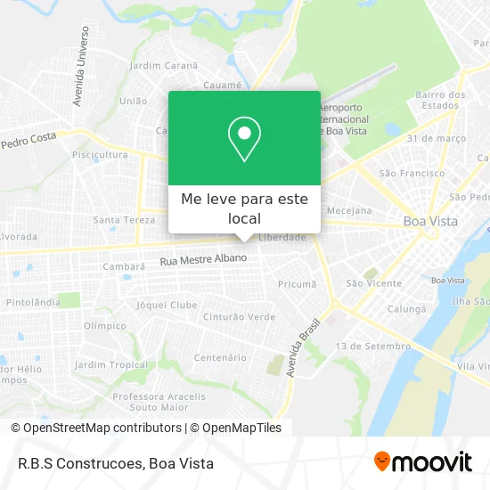R.B.S Construcoes mapa