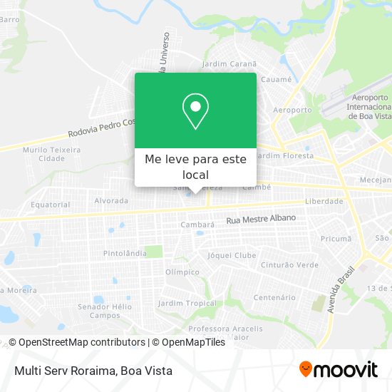 Multi Serv Roraima mapa