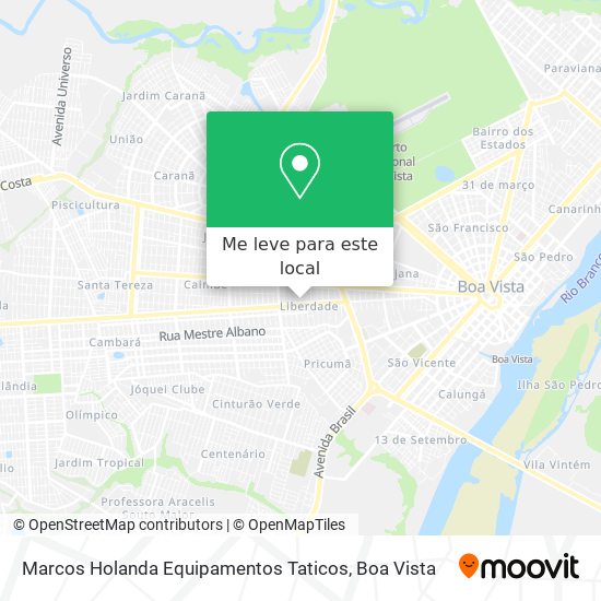 Marcos Holanda Equipamentos Taticos mapa