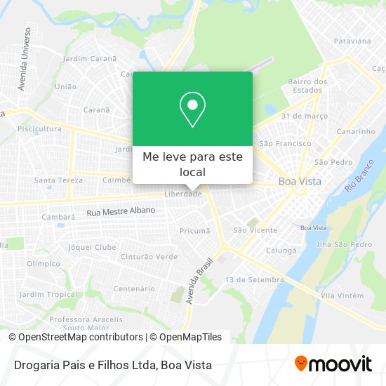 Drogaria Pais e Filhos Ltda mapa