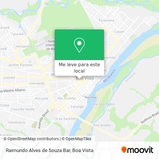 Raimundo Alves de Souza Bar mapa