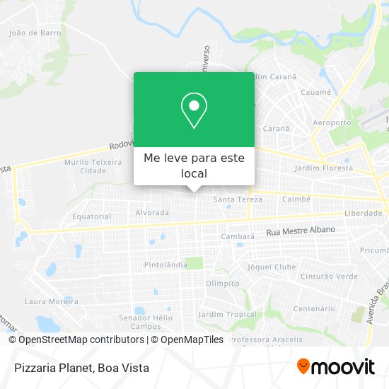 Pizzaria Planet mapa