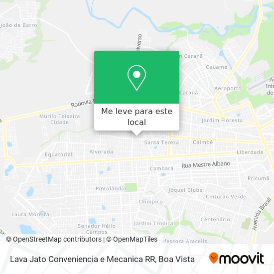 Lava Jato Conveniencia e Mecanica RR mapa