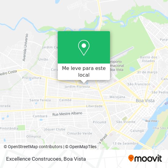 Excellence Construcoes mapa