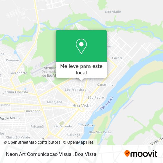 Neon Art Comunicacao Visual mapa