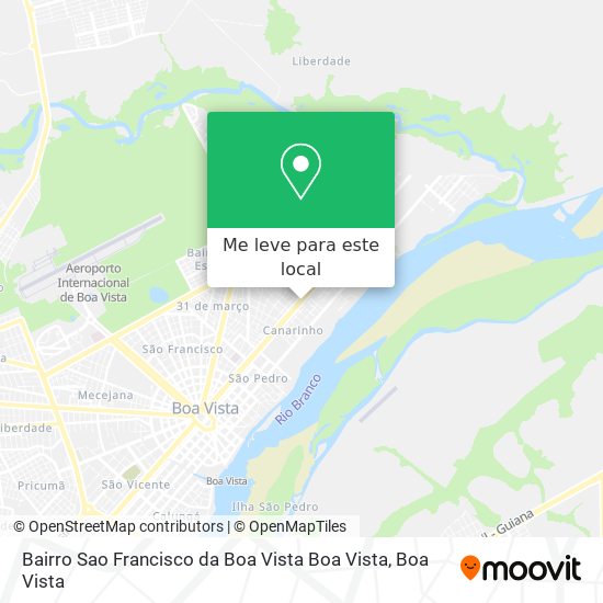 Bairro Sao Francisco da Boa Vista Boa Vista mapa