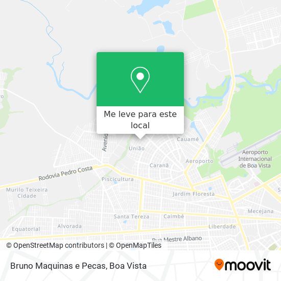 Bruno Maquinas e Pecas mapa