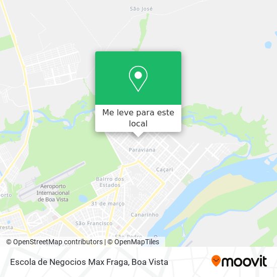 Escola de Negocios Max Fraga mapa